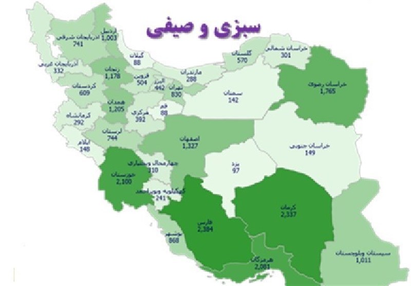 کدام استان‌های کشور برای تولید سبزی و صیفی انتخاب شدند؟